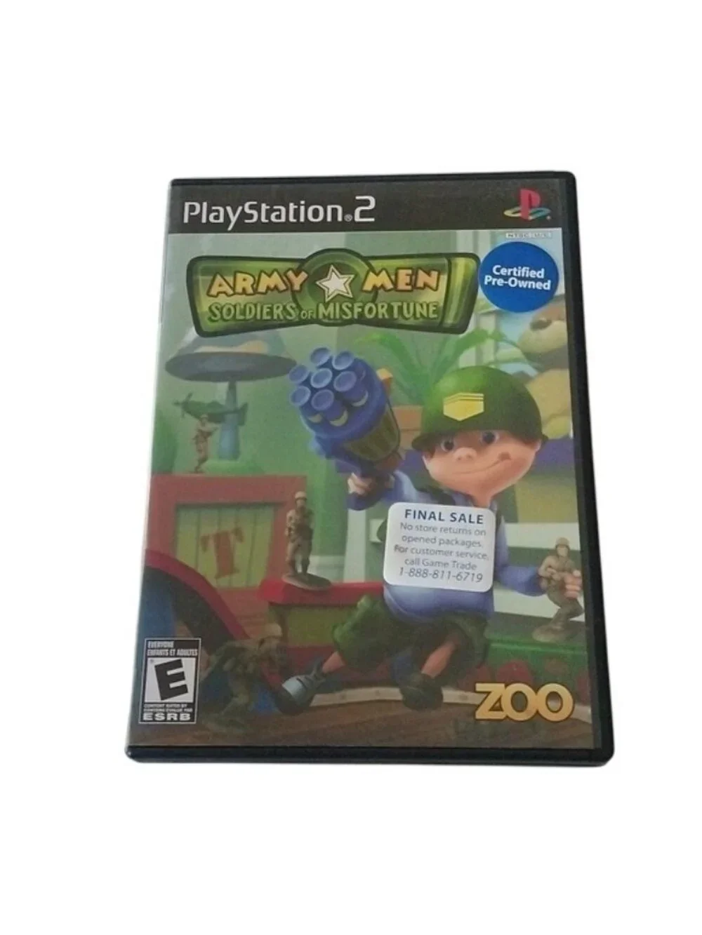 PlayStation 2 Games:  Ant Bully, Army Men Soldiers of Misfortune, TMNT, set of 3